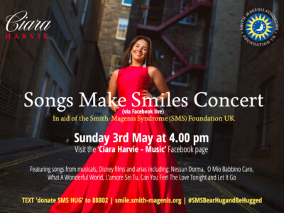 Songs Make Smiles concert banner
