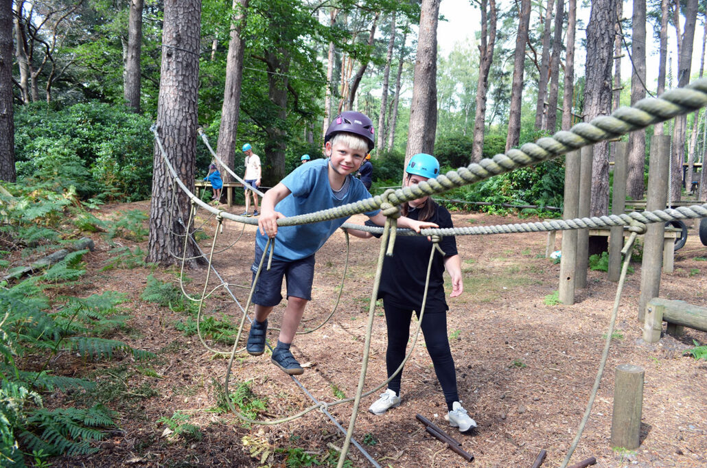 traversing the low ropes
