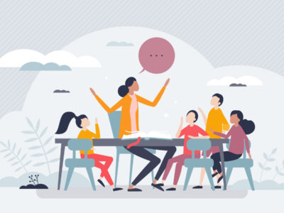 abstract illustration of education planning