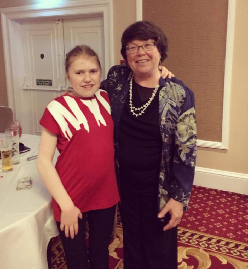 Katherine with Ann Smith at the 2015 SMS Conference