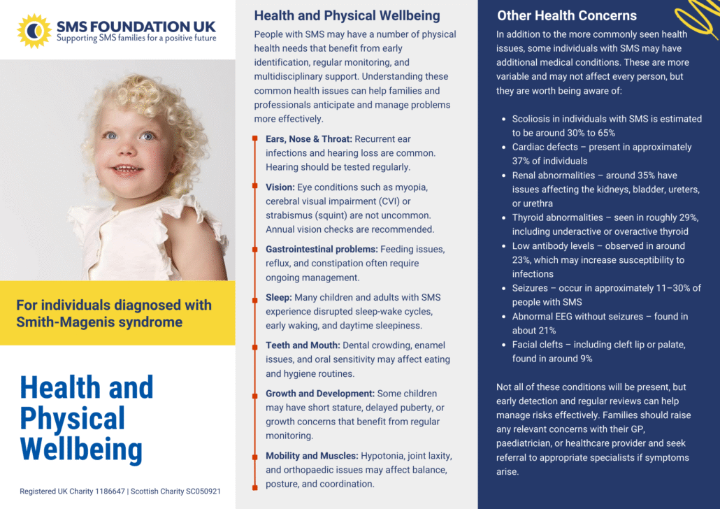 Health and Physical Wellbeing leaflet cover page
