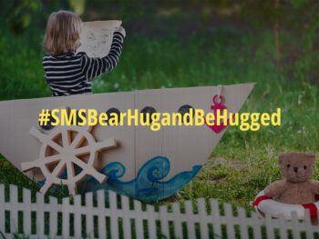 SMS Bear Hug and Be Hugged badge