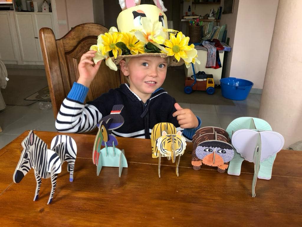 Theo, age 5, before diagnosis of SMS