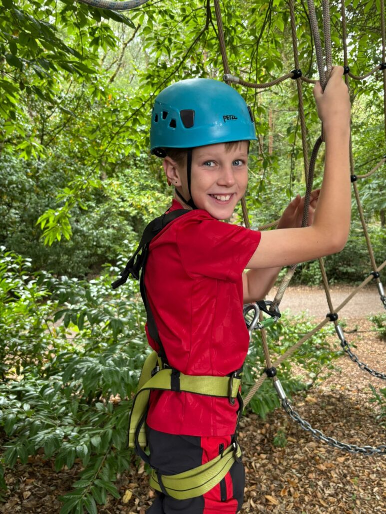 Ready for tree top trail