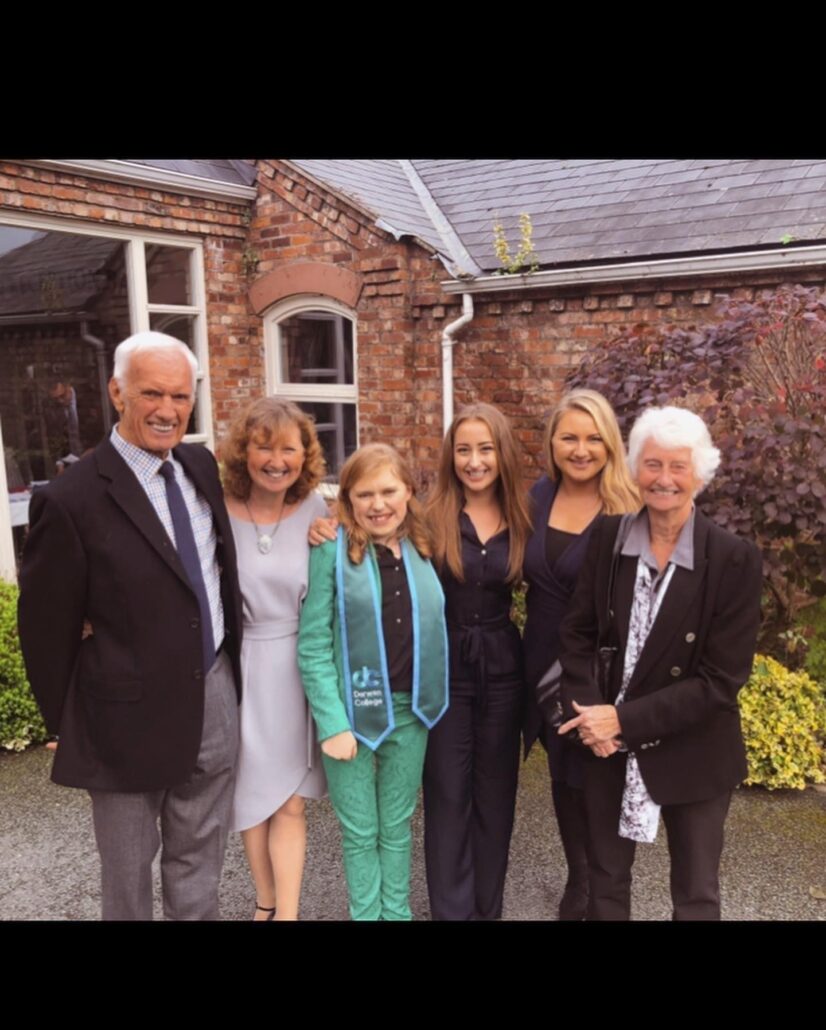 A very proud moment, Katherine on her graduation day