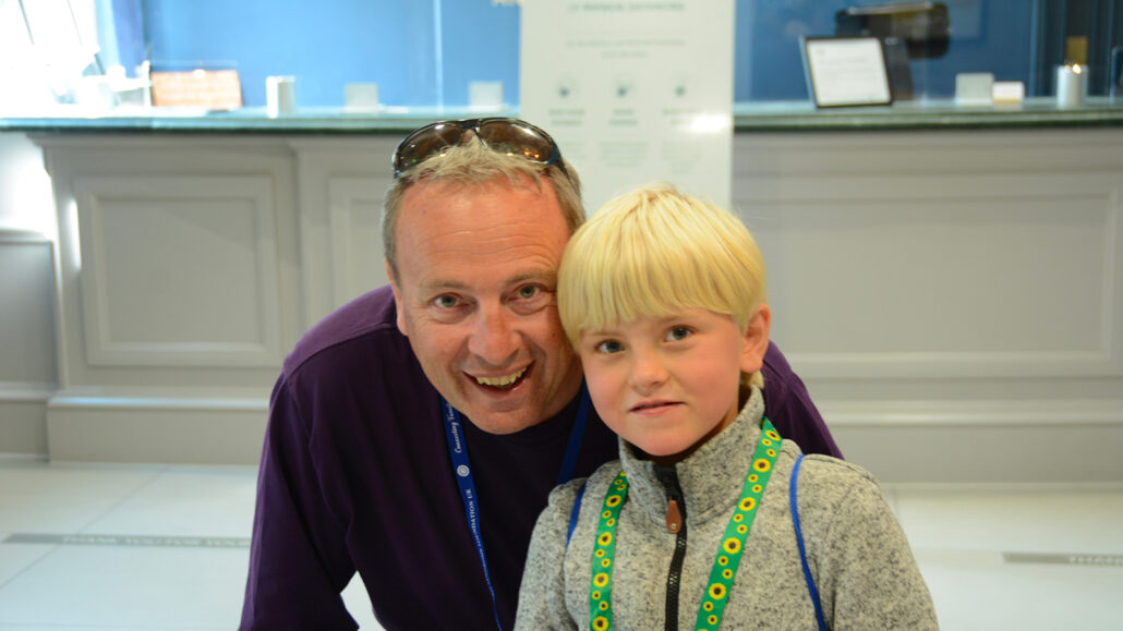 Father and son at SMS conference 2022
