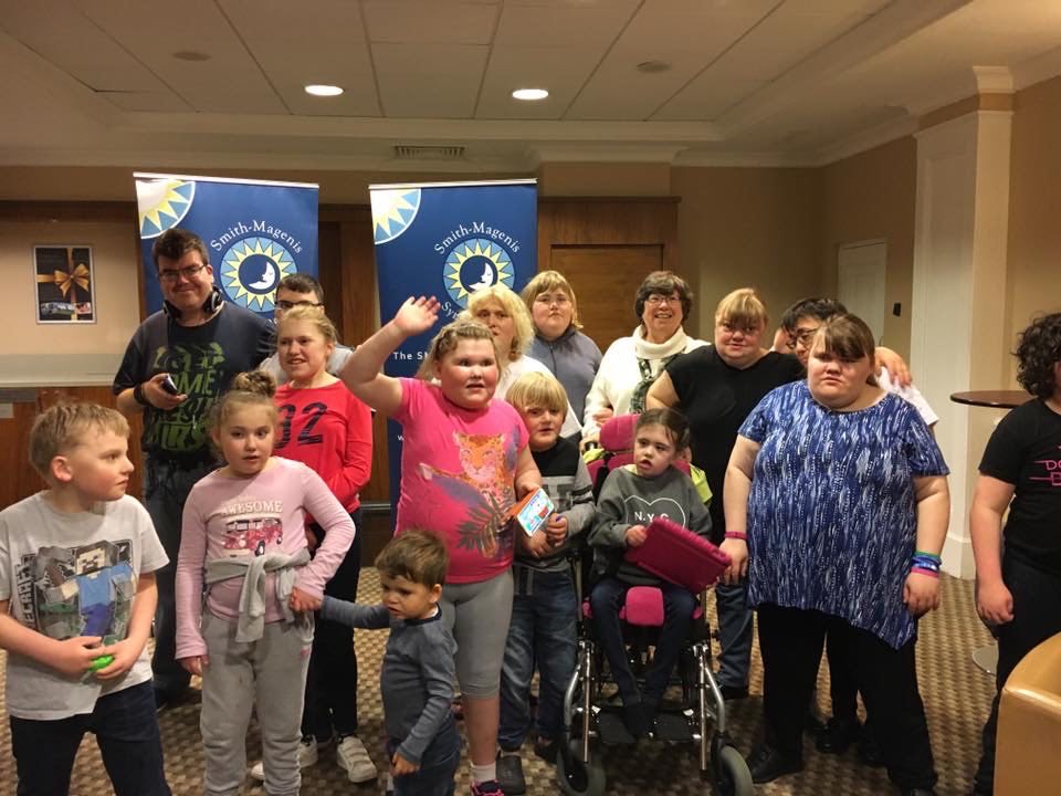 Katherine at the 2015 SMS Conference with her SMS friends.