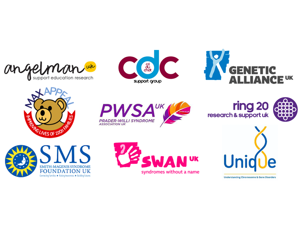 genetic disorders charity logos