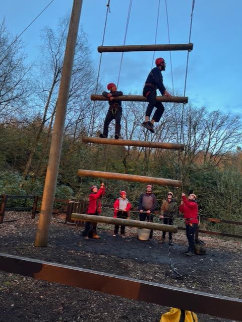 High ropes climbing at Lockerbie activity centre