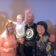 Sue, Riley and Mick Pearson with Ann Smith