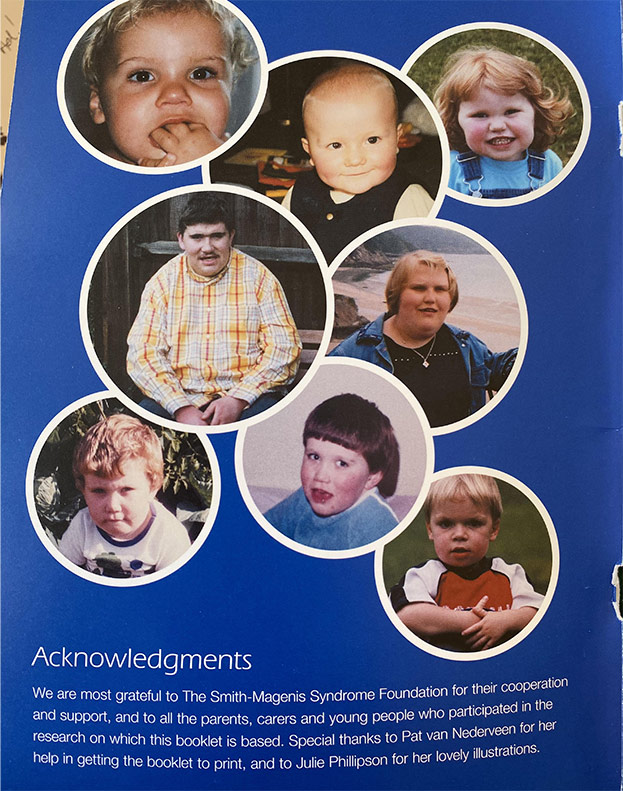 At 2 years, appeared in one of the first SMS Guidelines for families (2003)