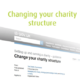 changing charity structure image