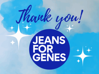 Thank you image for Jeans for Genes